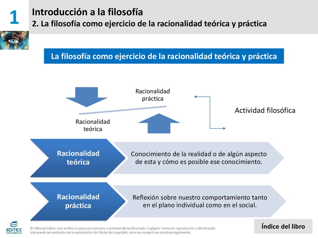 La filosofía como ejercicio de la racionalidad teórica y práctica