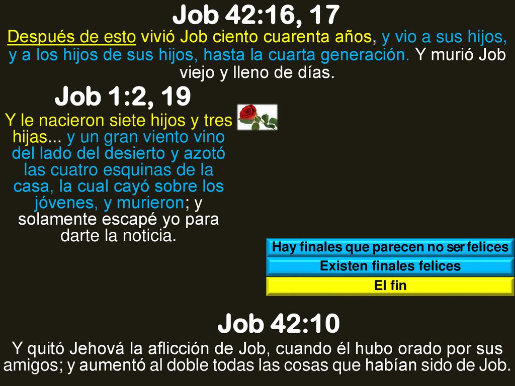 Hay finales que parecen no ser felices Existen finales felices