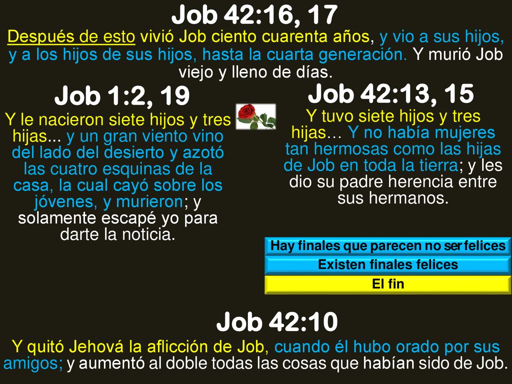 Hay finales que parecen no ser felices Existen finales felices