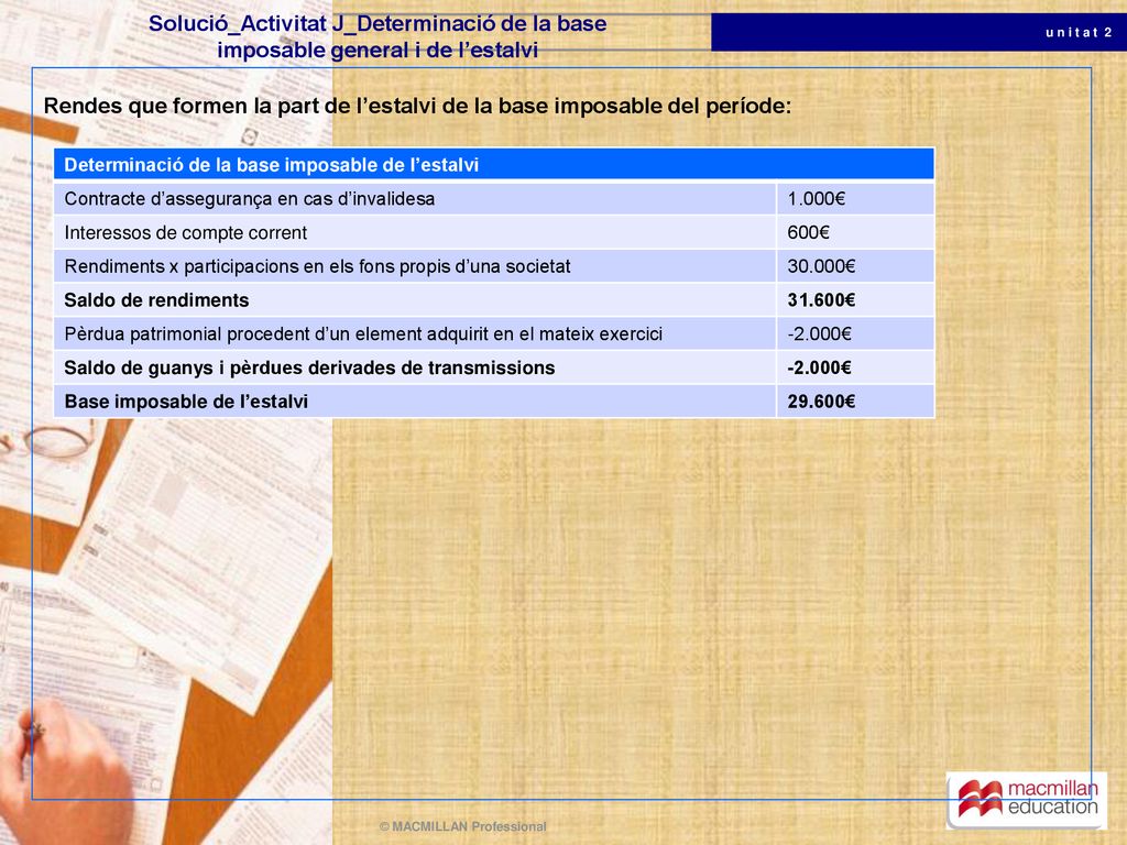 Solució_Activitat J_Determinació de la base imposable general i de l’estalvi