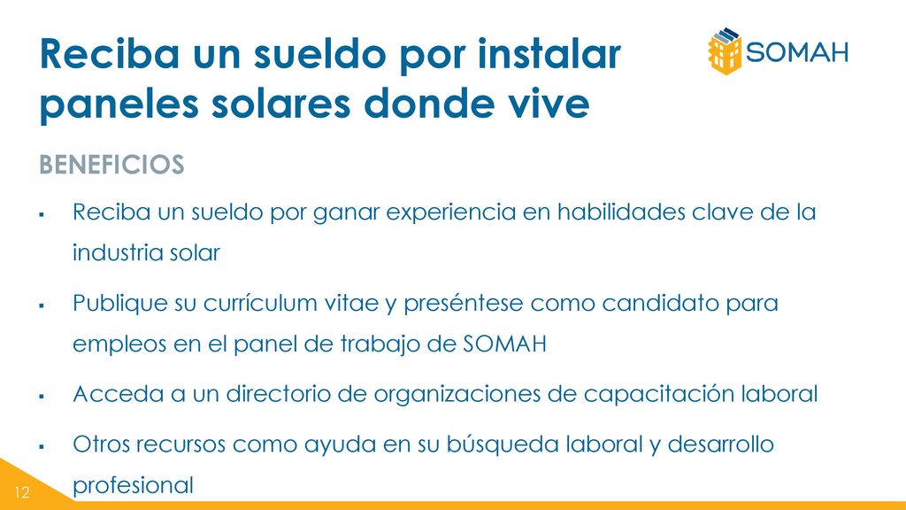 Reciba un sueldo por instalar paneles solares donde vive