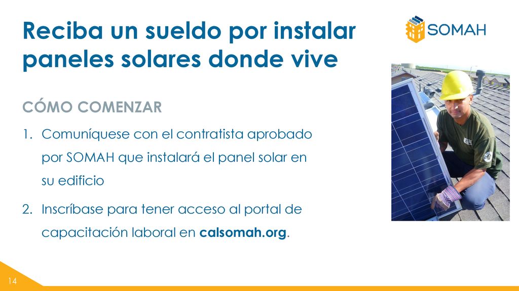 Reciba un sueldo por instalar paneles solares donde vive