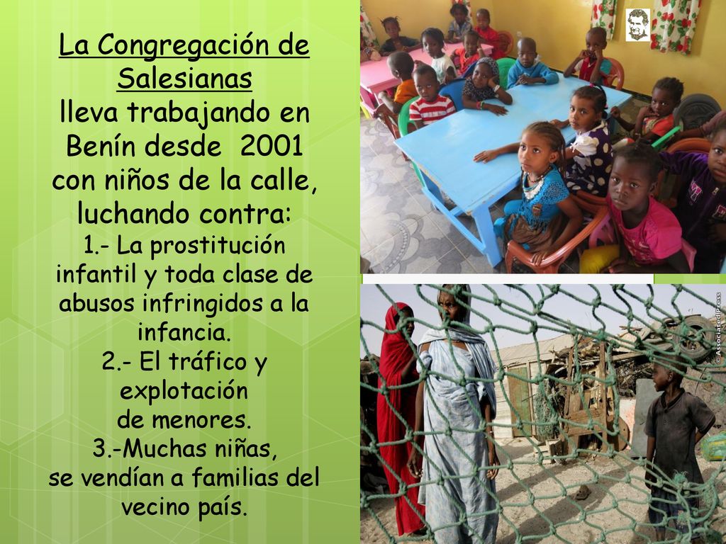 La Congregación de Salesianas lleva trabajando en Benín desde 2001
