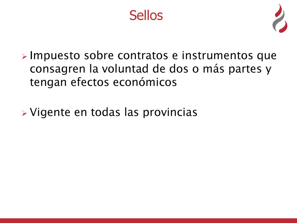 Sellos Impuesto sobre contratos e instrumentos que consagren la voluntad de dos o más partes y tengan efectos económicos.