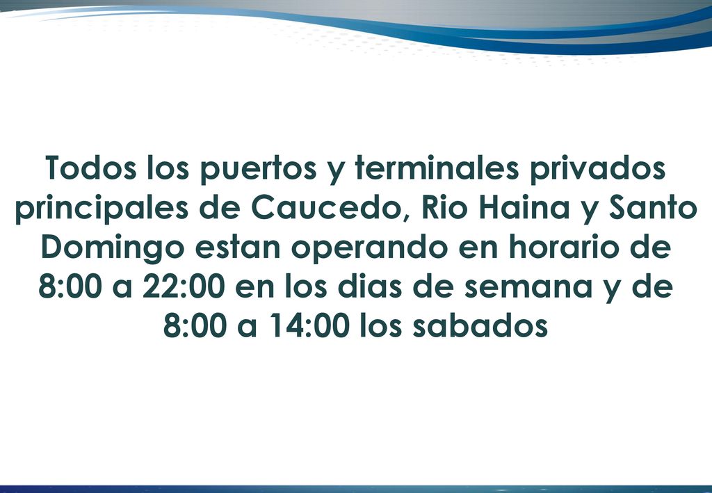 8:00 a 22:00 en los dias de semana y de