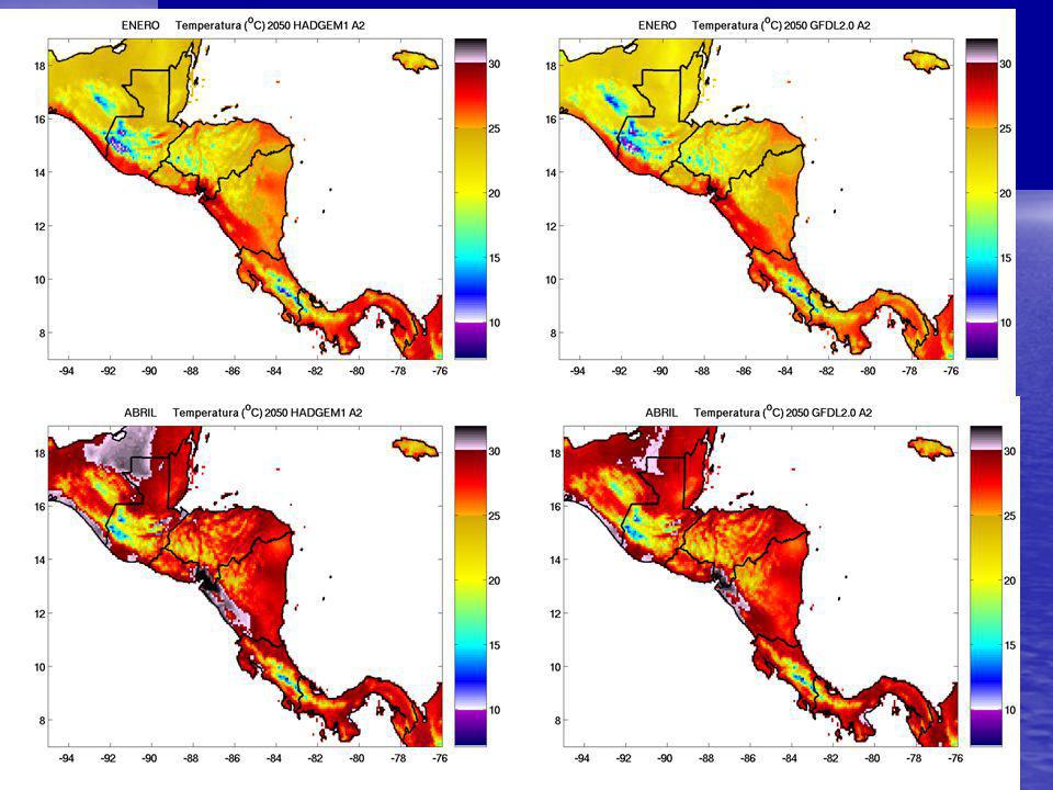Escenarios de Cambio Climático para México. 10 Km. x 10 Km