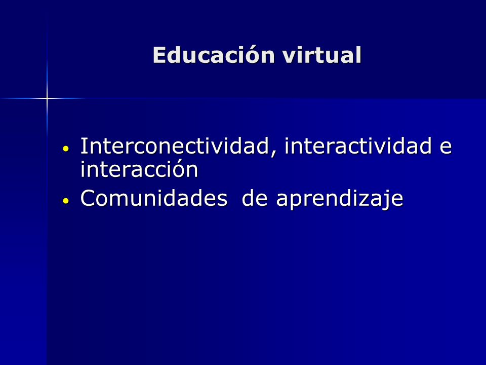 Interconectividad, interactividad e interacción