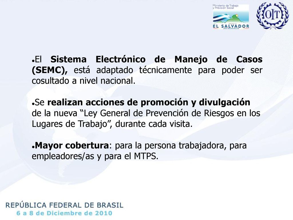 El Sistema Electrónico de Manejo de Casos (SEMC), está adaptado técnicamente para poder ser cosultado a nivel nacional.
