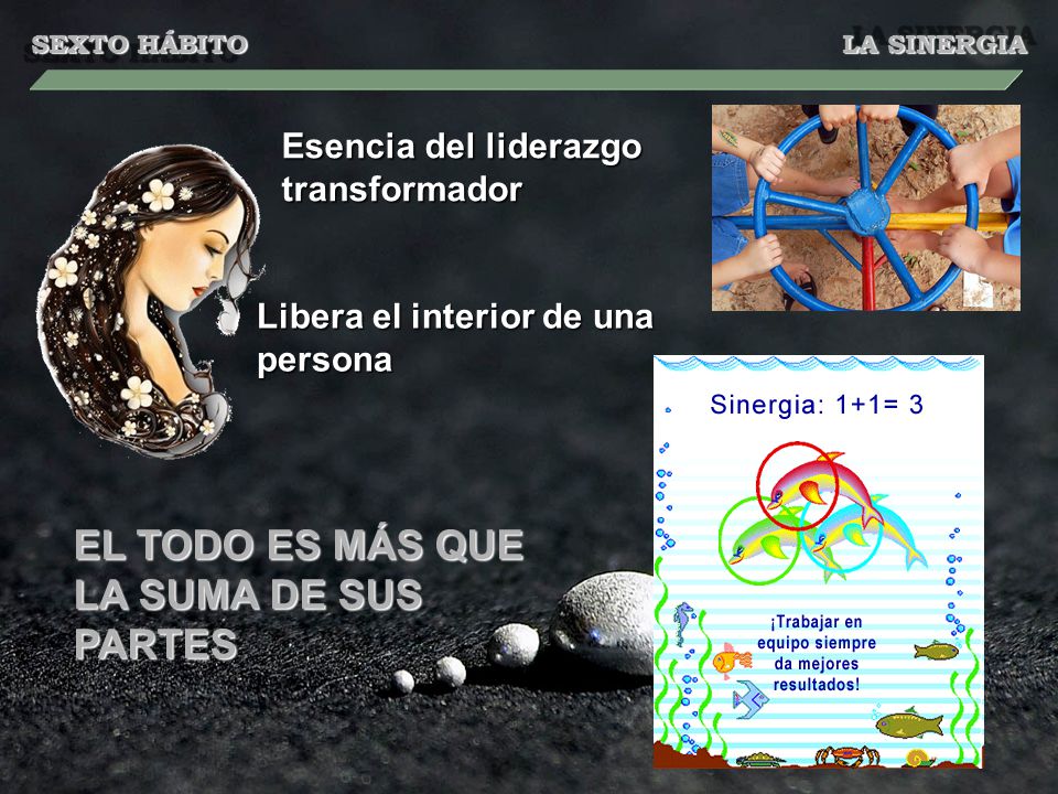 EL TODO ES MÁS QUE LA SUMA DE SUS PARTES