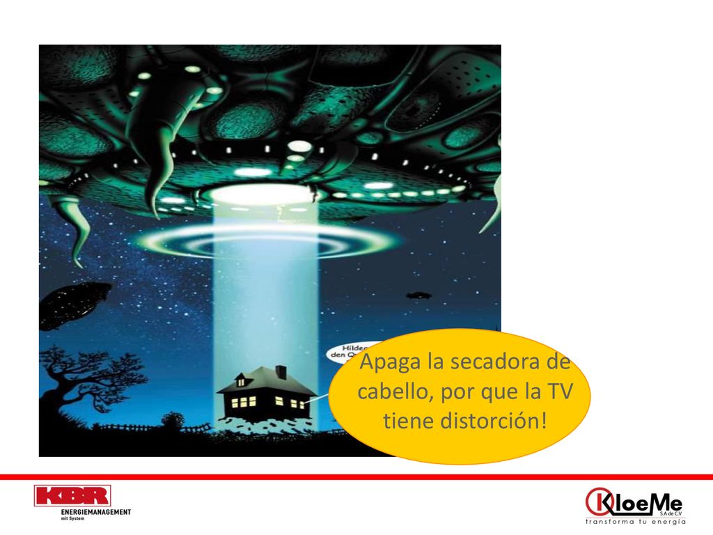 Apaga la secadora de cabello, por que la TV tiene distorción!