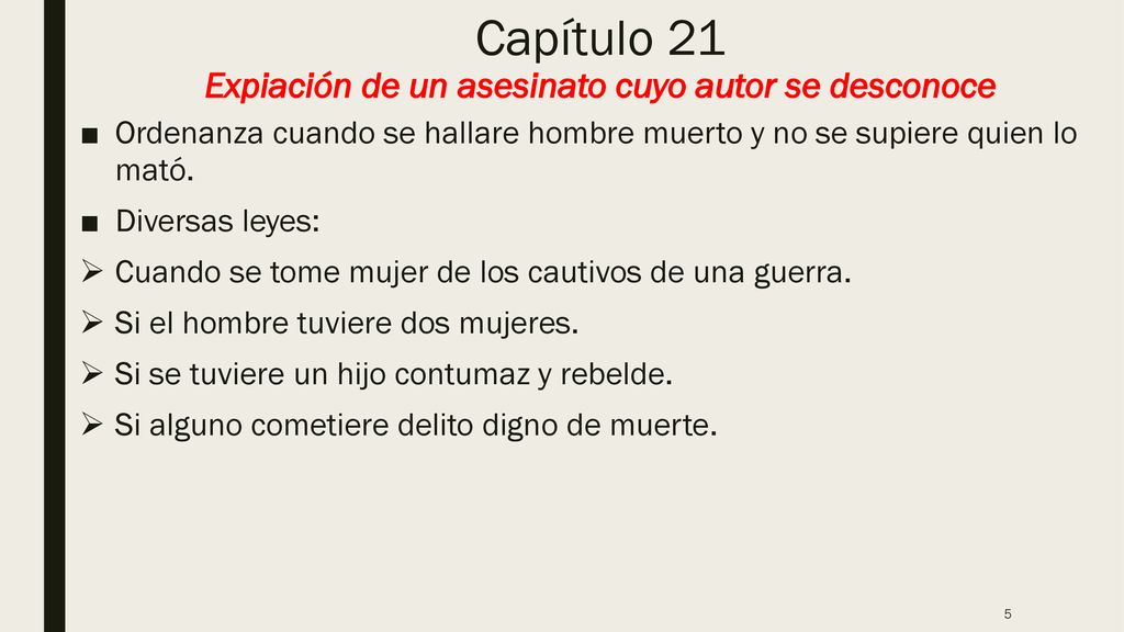 Capítulo 21 Expiación de un asesinato cuyo autor se desconoce