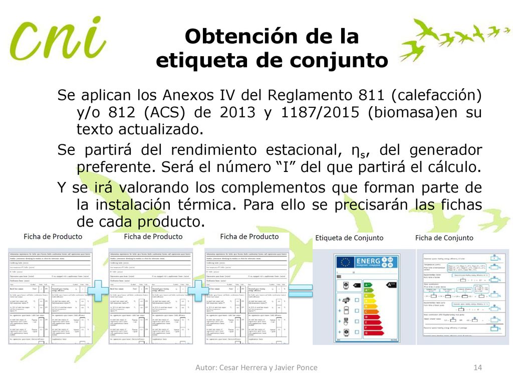 Obtención de la etiqueta de conjunto