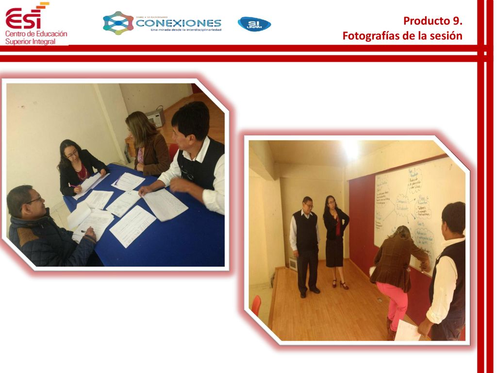 Producto 9. Fotografías de la sesión