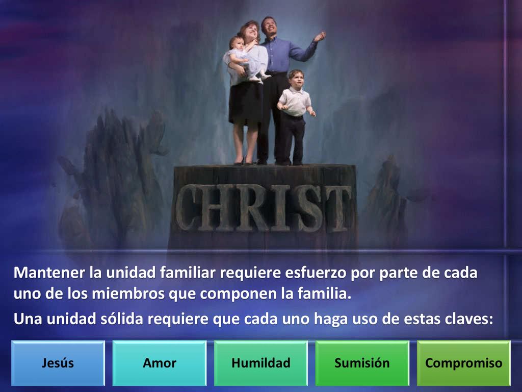 Mantener la unidad familiar requiere esfuerzo por parte de cada uno de los miembros que componen la familia.