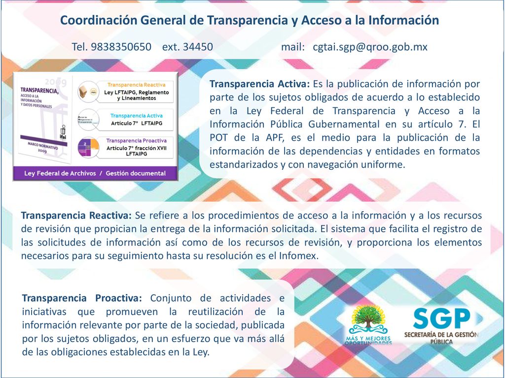 Coordinación General de Transparencia y Acceso a la Información