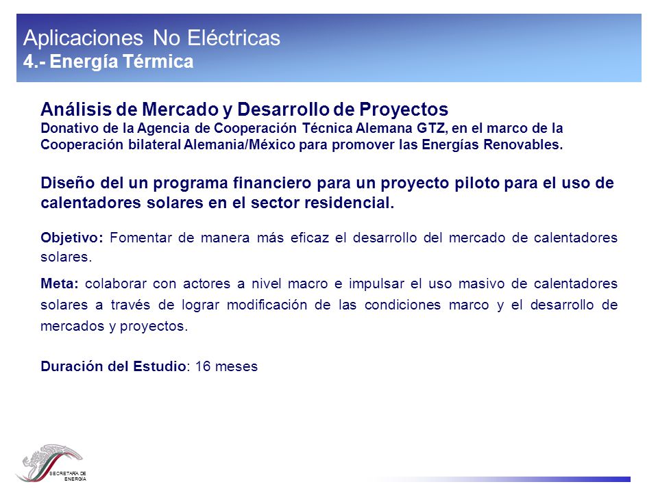 Ley para el Aprovechamiento de las Fuentes Renovables de Energía