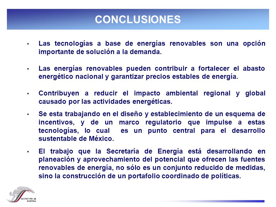 Ley para el Aprovechamiento de las Fuentes Renovables de Energía