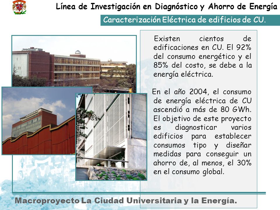 Línea de Investigación en Diagnóstico y Ahorro de Energía