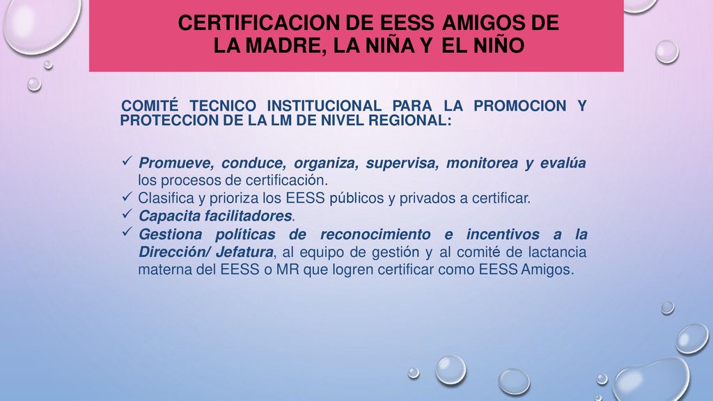LA MADRE, LA NIÑA Y EL NIÑO CERTIFICACION DE EESS AMIGOS DE COMITÉ