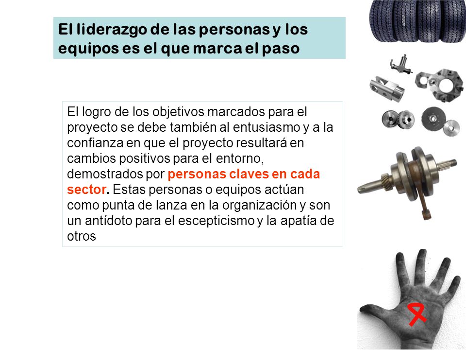 El liderazgo de las personas y los equipos es el que marca el paso