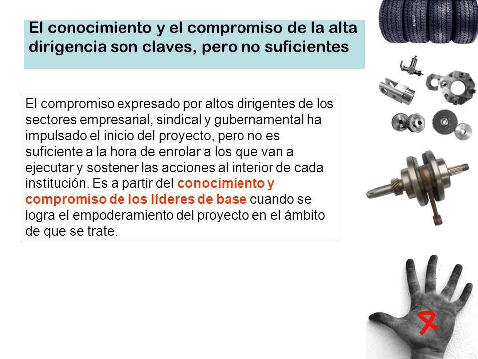 El conocimiento y el compromiso de la alta dirigencia son claves, pero no suficientes