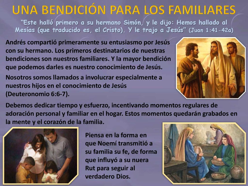 Este halló primero a su hermano Simón, y le dijo: Hemos hallado al Mesías (que traducido es, el Cristo). Y le trajo a Jesús (Juan 1:41-42a)