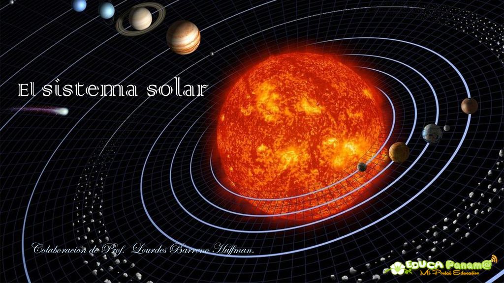 El sistema solar Colaboración de Prof. Lourdes Barreno Huffman.