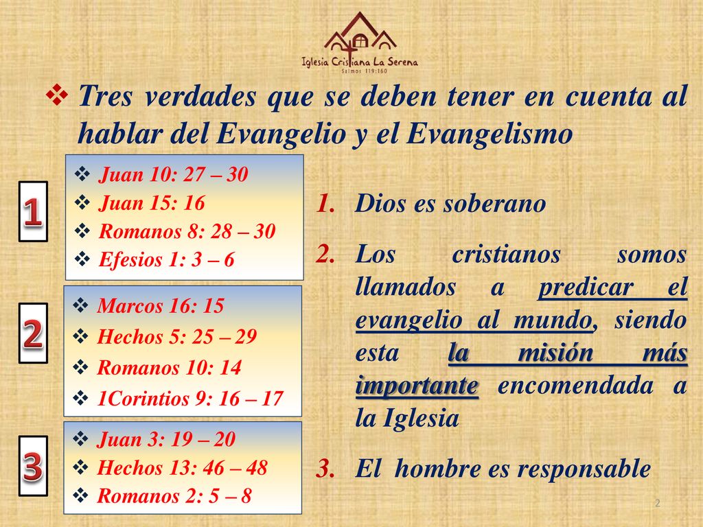 Tres verdades que se deben tener en cuenta al hablar del Evangelio y el Evangelismo