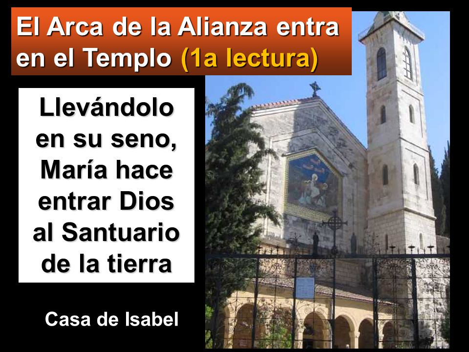 El Arca de la Alianza entra en el Templo (1a lectura)