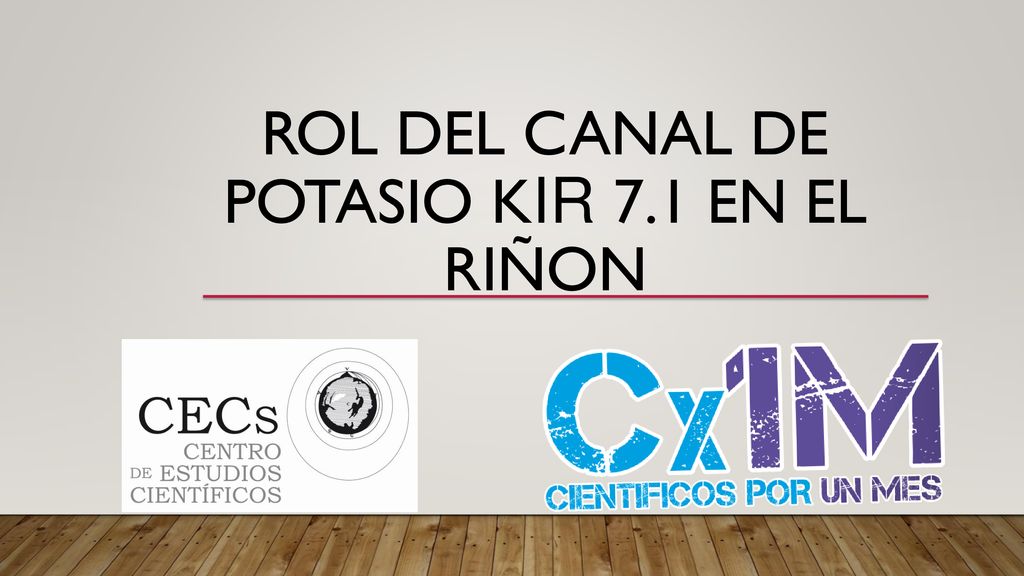 Rol del canal de potasio kir 7.1 en el riñon