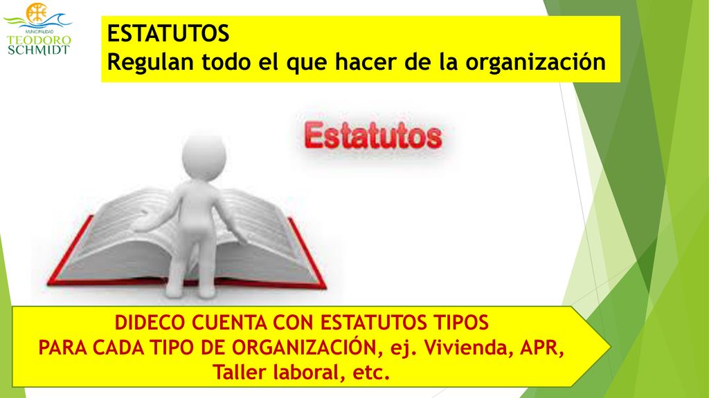 ESTATUTOS Regulan todo el que hacer de la organización
