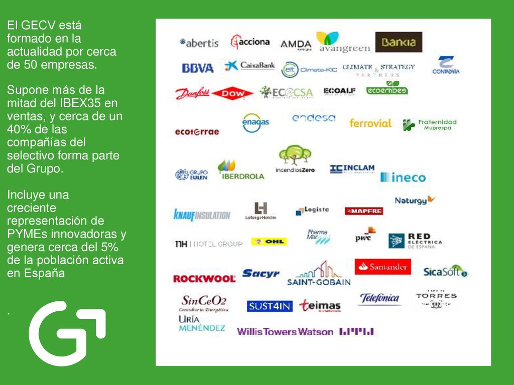 El GECV está formado en la actualidad por cerca de 50 empresas.