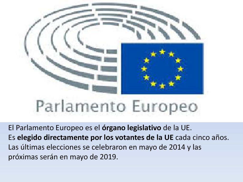 El Parlamento Europeo es el órgano legislativo de la UE.