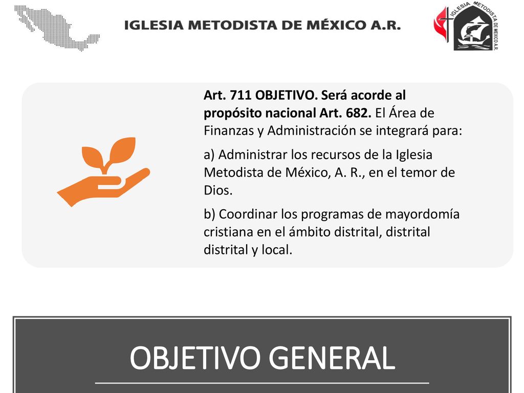 Art. 711 OBJETIVO. Será acorde al propósito nacional Art. 682