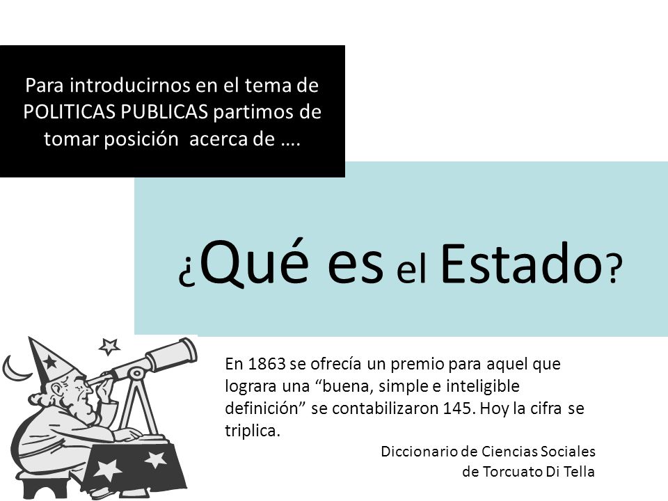 Para introducirnos en el tema de POLITICAS PUBLICAS partimos de tomar posición acerca de ….