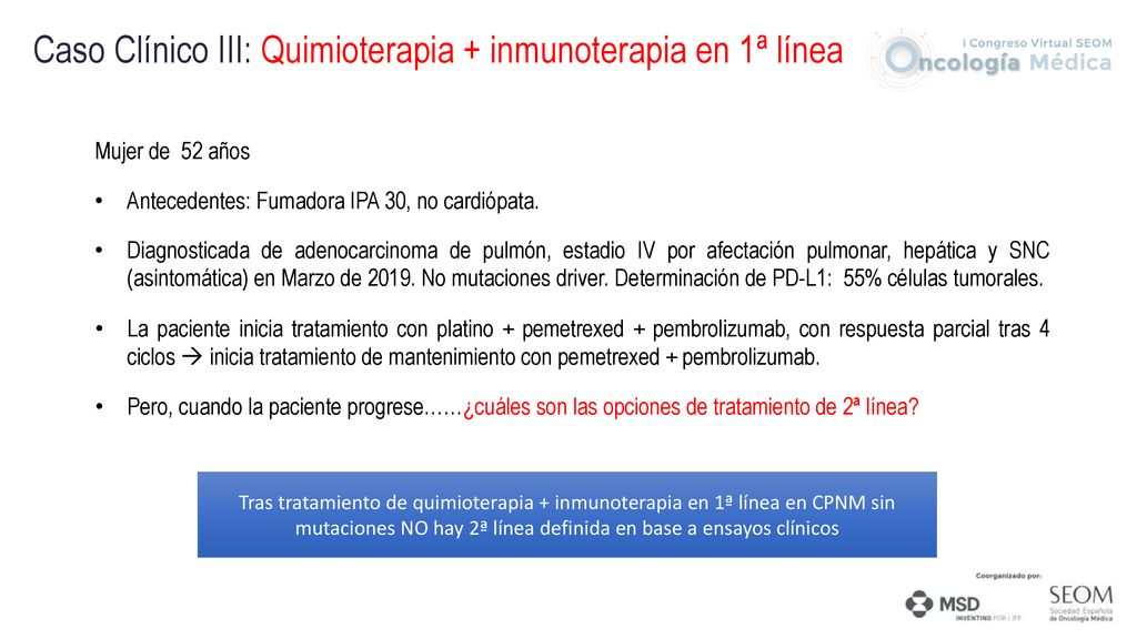 Puesta Al Día Inmunoterapia En Cáncer De Pulmón Ii Ppt Descargar