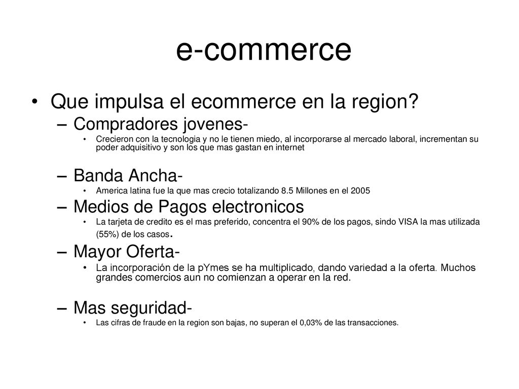 e-commerce Que impulsa el ecommerce en la region Compradores jovenes-