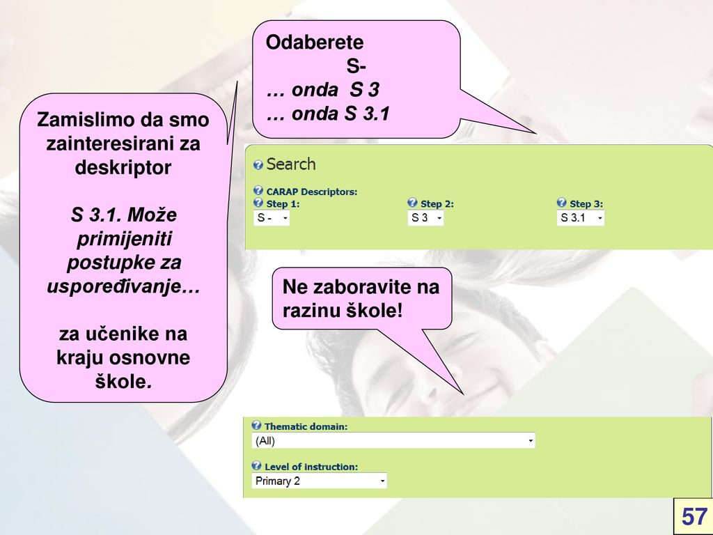 57 Odaberete S- … onda S 3 … onda S 3.1