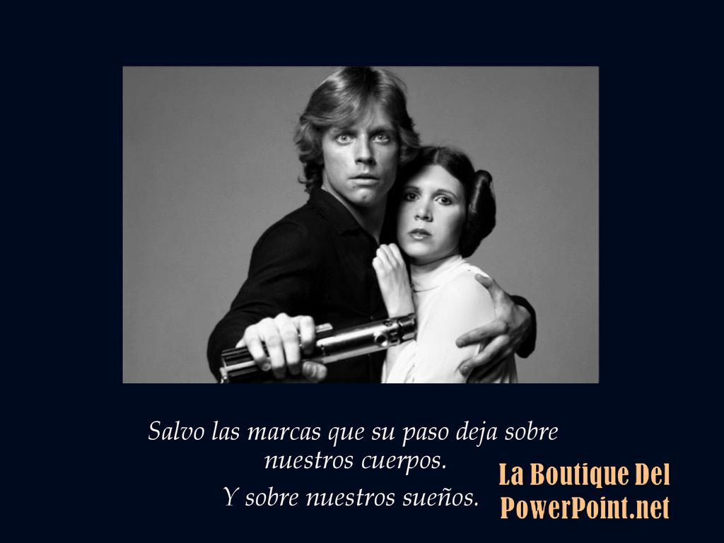 Salvo las marcas que su paso deja sobre nuestros cuerpos.