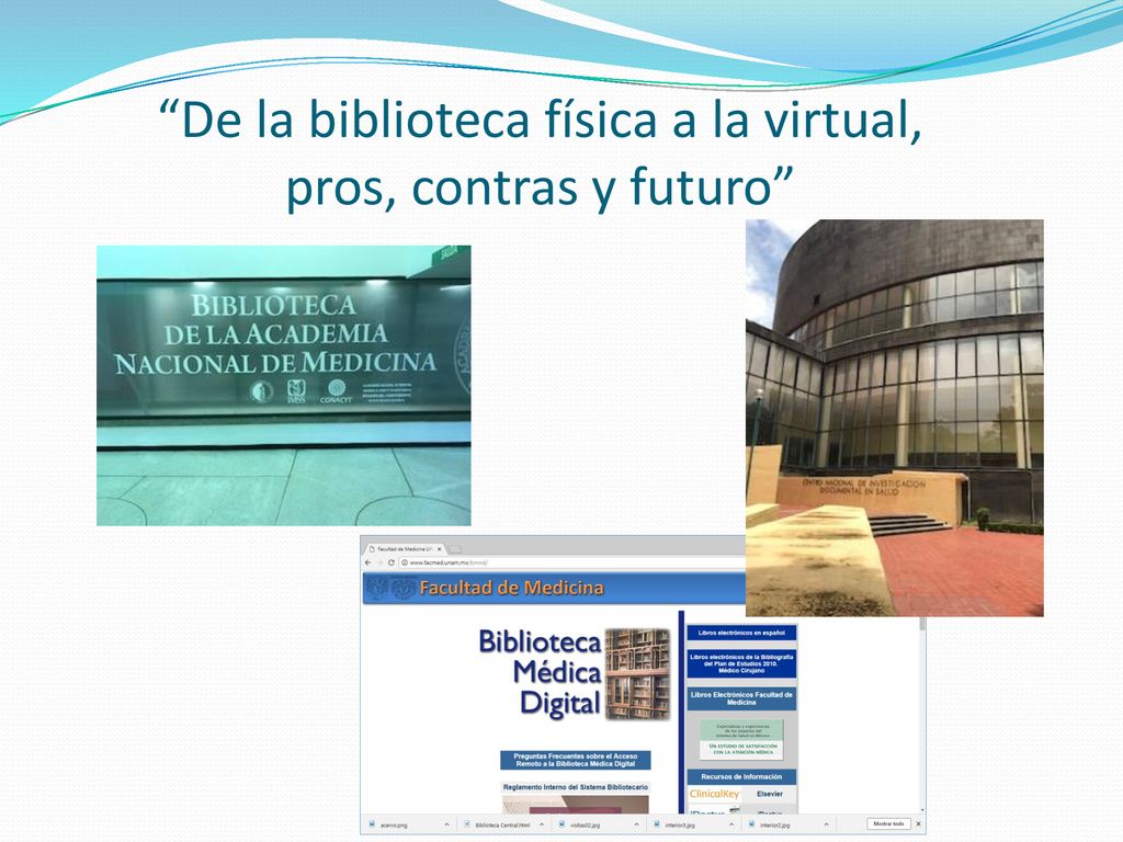 De la biblioteca física a la virtual, pros, contras y futuro