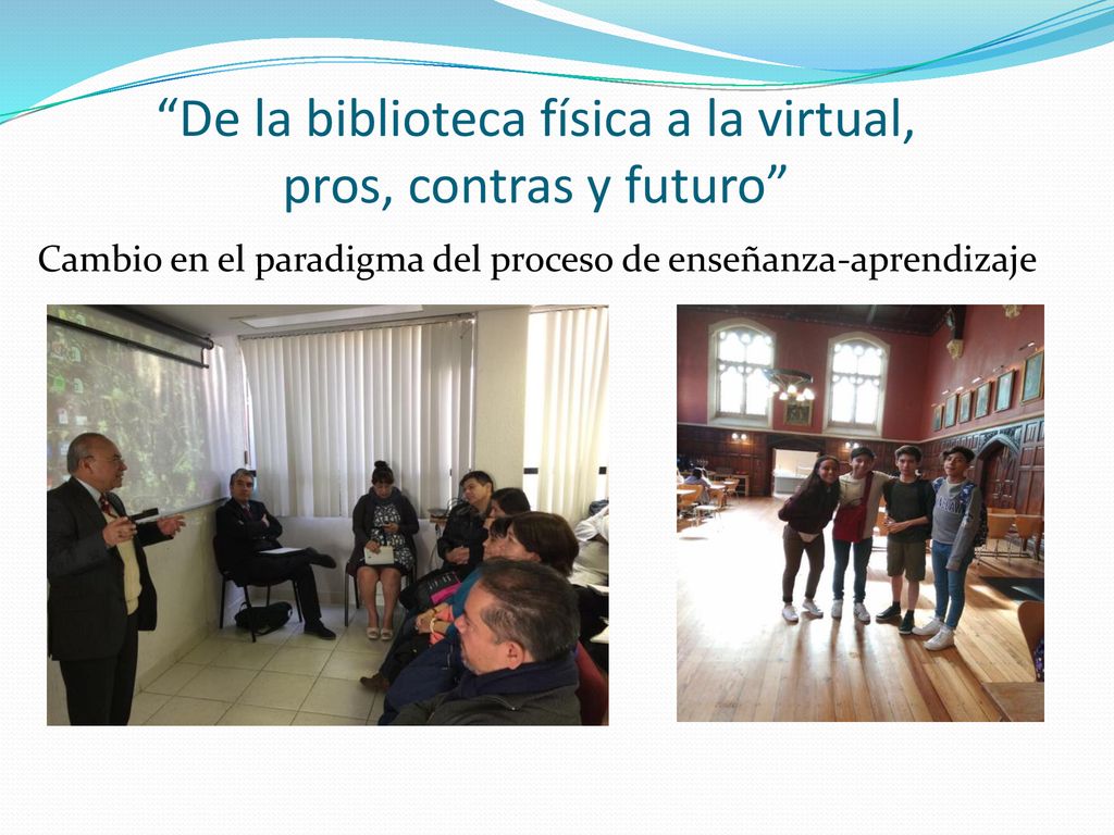 De la biblioteca física a la virtual, pros, contras y futuro