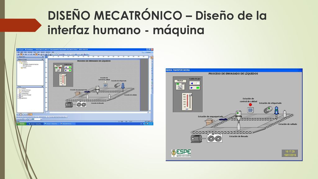 DISEÑO MECATRÓNICO – Diseño de la interfaz humano - máquina