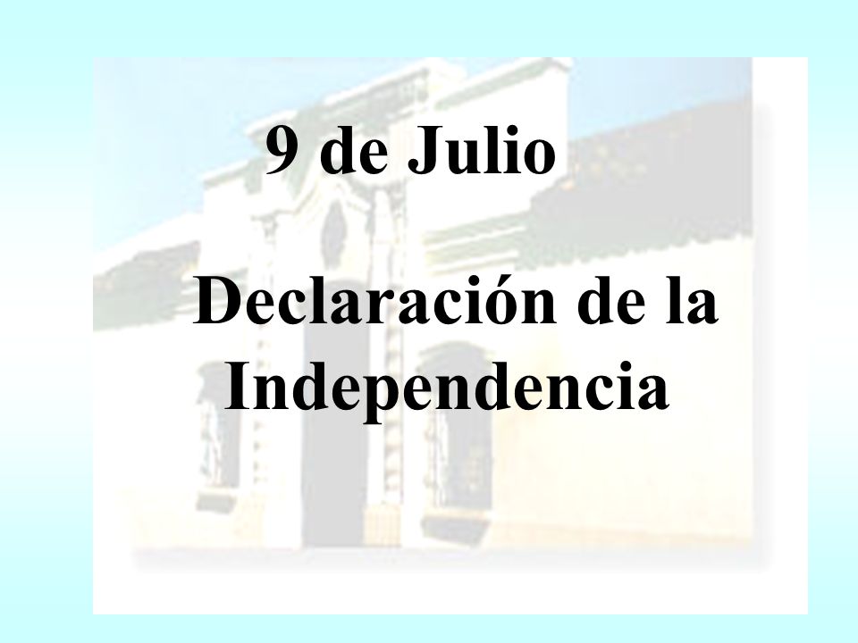 Declaración de la Independencia