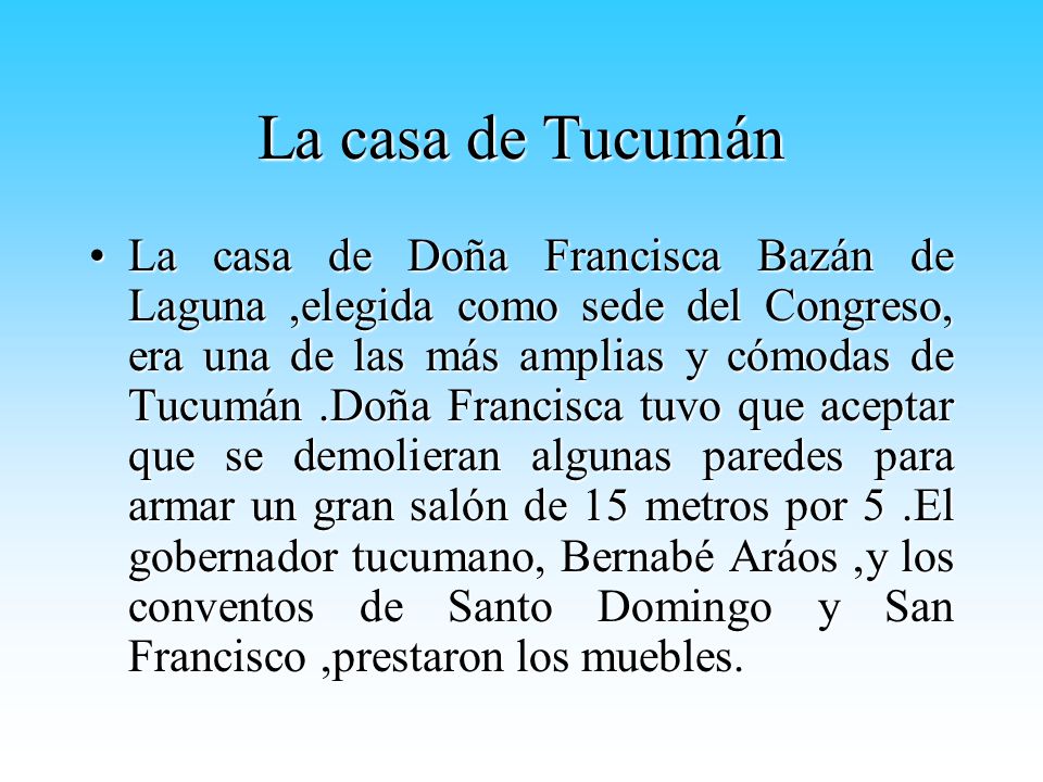 La casa de Tucumán