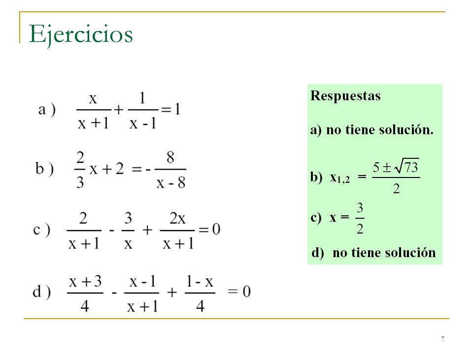 Ejercicios