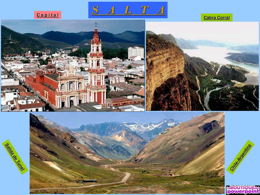 S A L T A C a p i t a l Cabra Corral Salida de Tunel Chile-Argentina