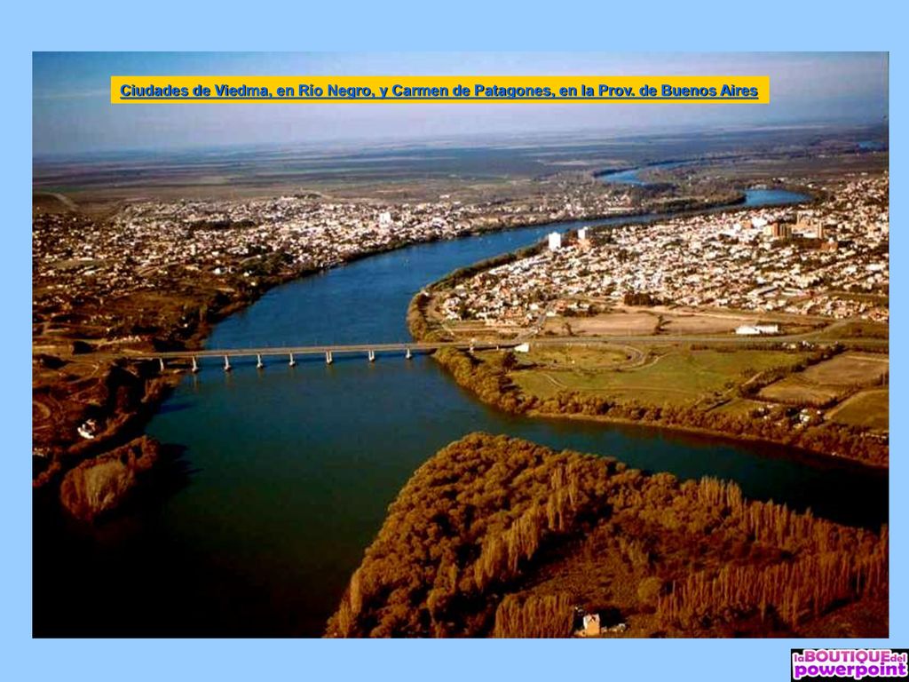 Ciudades de Viedma, en Río Negro, y Carmen de Patagones, en la Prov