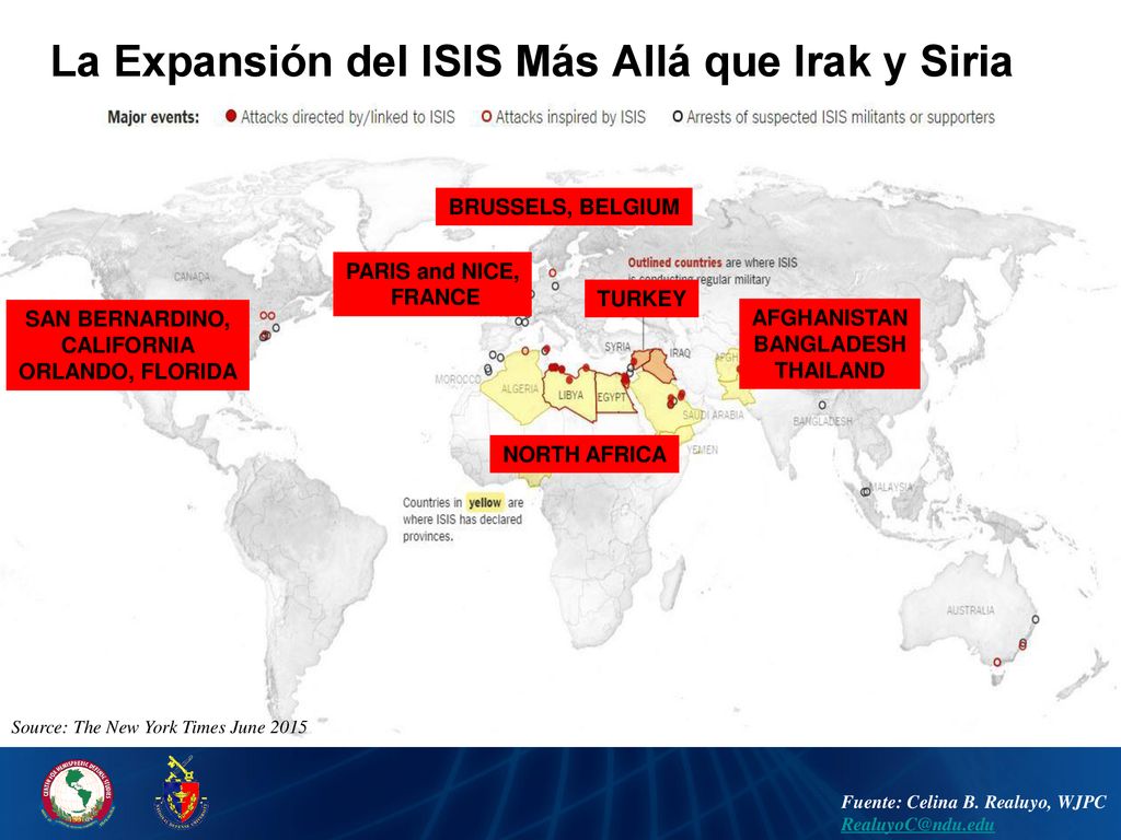 La Expansión del ISIS Más Allá que Irak y Siria