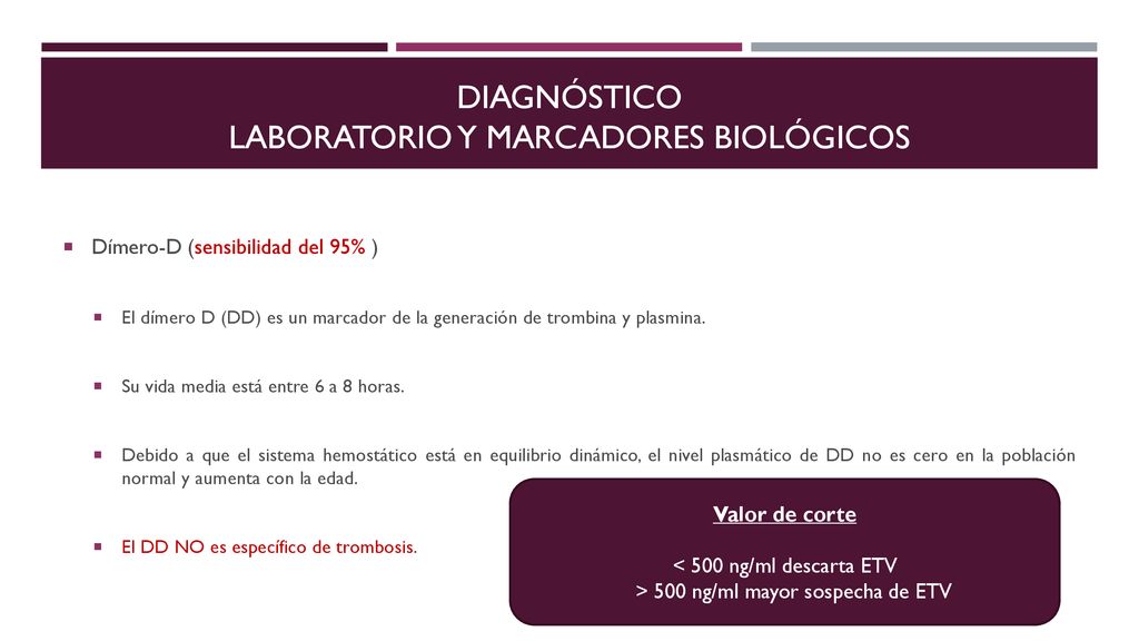 Diagnóstico Laboratorio y marcadores biológicos