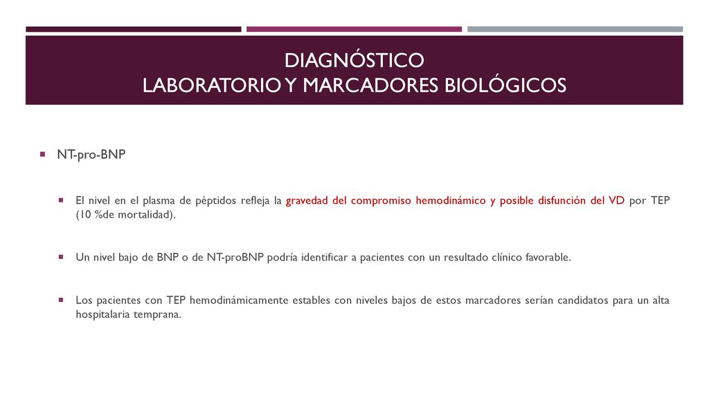 Diagnóstico Laboratorio y marcadores biológicos